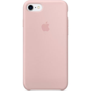 Чехол iPhone SE Silicone Case Light Pink