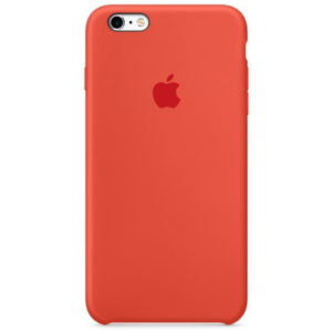 Чехол iPhone SE Silicone Case Orange