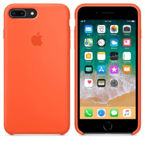 Чехол iPhone 8/7 Plus Silicone Case Spicy Orange