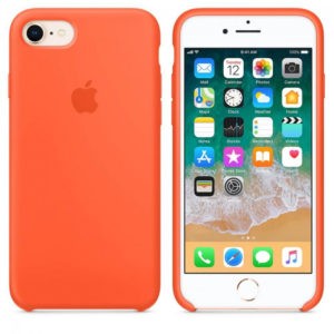 Чехол iPhone 8/7 Silicone Case Spicy Orange — изображение 1