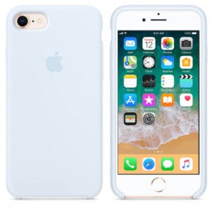 Чехол iPhone 8/7 Silicone Case Sky Blue — изображение 1