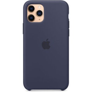 Чохол силіконовий оригінальний iPhone 11 Pro Max Silicone Case - Midnight Blue (MWYW2) - Зображення 3