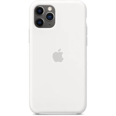 Чохол силіконовий оригінальний iPhone 11 Pro Max Silicone Case – White (MWYX2) - ТвойGadget