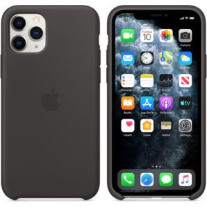 Чохол силіконовий оригінальний iPhone 11 Pro Max Silicone Case - Black (MX002) - Зображення 1
