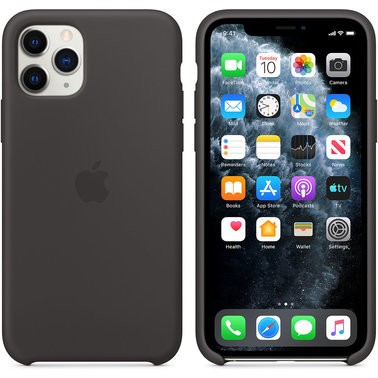Чохол силіконовий оригінальний iPhone 11 Pro Max Silicone Case – Black (MX002) - ТвойGadget