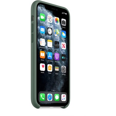 Чехол силиконовый оригинальный iPhone 11 Pro Max Silicone Case — Pine Green (MX012) - ТвойGadget