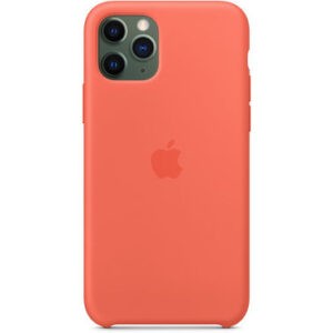 Чохол силіконовий оригінальний iPhone 11 Pro Max Silicone Case - Clementine (MX022) - Зображення 4