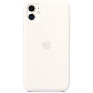 Чохол силіконовий оригінальний iPhone 11 Silicone Case - White (MWVX2) - Зображення 6