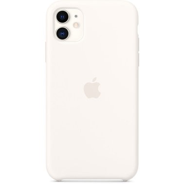 Чохол силіконовий оригінальний iPhone 11 Silicone Case – White (MWVX2) - ТвойGadget