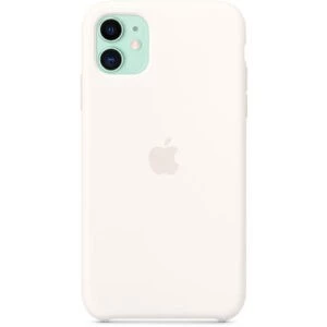 Чохол силіконовий оригінальний iPhone 11 Silicone Case - White (MWVX2) - Зображення 5