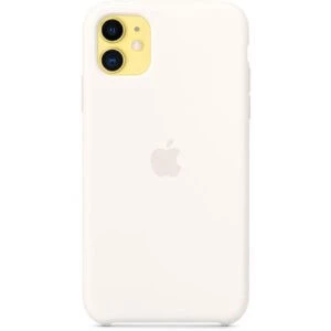 Чохол силіконовий оригінальний iPhone 11 Silicone Case - White (MWVX2) - Зображення 4