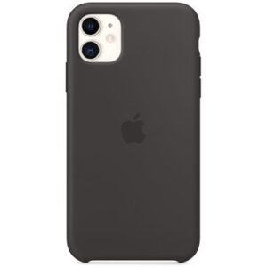 Чехол силиконовый оригинальный iPhone 11 Silicone Case - Black (MWVU2) — изображение 6
