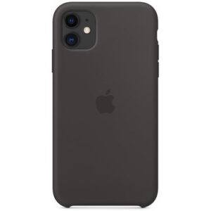 Чехол силиконовый оригинальный iPhone 11 Silicone Case - Black (MWVU2) — изображение 5