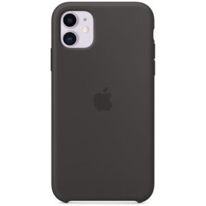 Чехол силиконовый оригинальный iPhone 11 Silicone Case - Black (MWVU2) — изображение 4