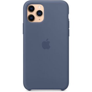 Чехол силиконовый оригинальный iPhone 11 Pro Max Silicone Case - Alaskan Blue (MX032) — изображение 4