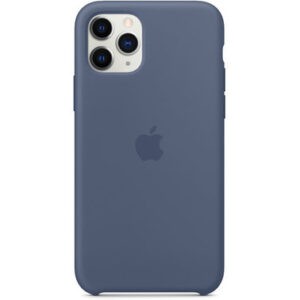 Чехол силиконовый оригинальный iPhone 11 Pro Max Silicone Case - Alaskan Blue (MX032) — изображение 5