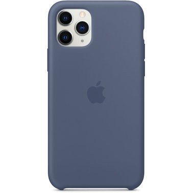 Чехол силиконовый оригинальный iPhone 11 Pro Max Silicone Case — Alaskan Blue (MX032) - ТвойGadget