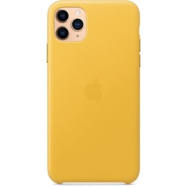 Чохол шкіряний оригінальний iPhone 11 Pro Max Leather Case – Meyer Lemon (MX0A2) - ТвойGadget
