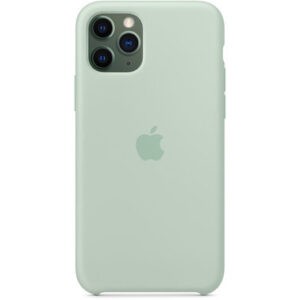 Чехол силиконовый оригинальный iPhone 11 Pro Silicone Case - Beryl (MXM72) — изображение 3