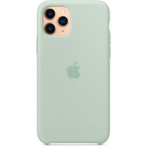 Чехол силиконовый оригинальный iPhone 11 Pro Silicone Case - Beryl (MXM72) — изображение 4
