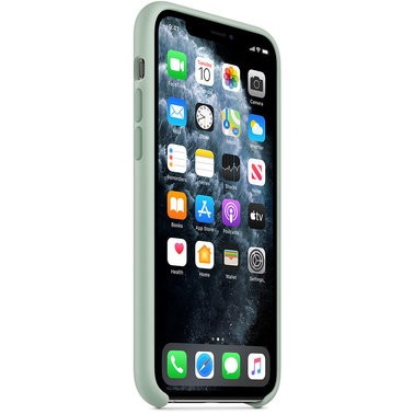 Чехол силиконовый оригинальный iPhone 11 Pro Silicone Case — Beryl (MXM72) - ТвойGadget
