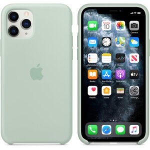 Чехол силиконовый оригинальный iPhone 11 Pro Silicone Case - Beryl (MXM72) — изображение 1