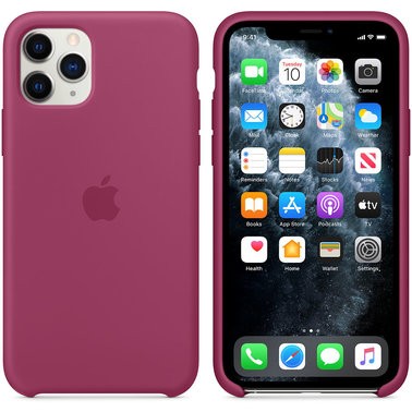 1285626 Чохол силіконовий оригінальний iPhone 11 Pro Max Silicone Case – Pomegranate (MXM82) - ТвойGadget