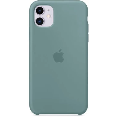 Чохол силіконовий оригінальний iPhone 11 Silicone Case – Cactus (MXYW2) - ТвойGadget