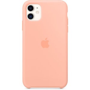 Чохол силіконовий оригінальний iPhone 11 Silicone Case - Grapefruit (MXYX2) - Зображення 4