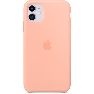 Чохол силіконовий оригінальний iPhone 11 Silicone Case – Grapefruit (MXYX2) - ТвойGadget
