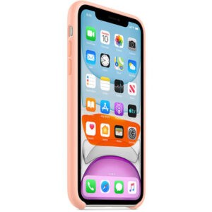 Чохол силіконовий оригінальний iPhone 11 Silicone Case - Grapefruit (MXYX2) - Зображення 5