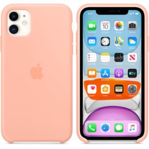 Чохол силіконовий оригінальний iPhone 11 Silicone Case - Grapefruit (MXYX2) - Зображення 1