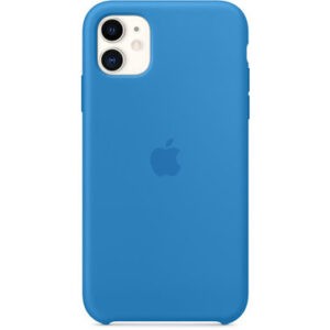 Чохол силіконовий оригінальний iPhone 11 Silicone Case - Surf Blue (MXYY2) - Зображення 6