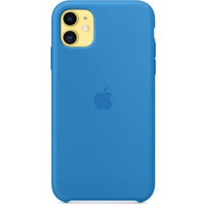 Чохол силіконовий оригінальний iPhone 11 Silicone Case - Surf Blue (MXYY2) - Зображення 4