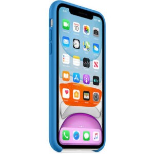 Чохол силіконовий оригінальний iPhone 11 Silicone Case - Surf Blue (MXYY2) - Зображення 2
