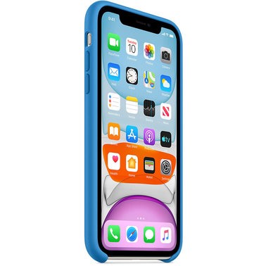 Чохол силіконовий оригінальний iPhone 11 Silicone Case – Surf Blue (MXYY2) - ТвойGadget