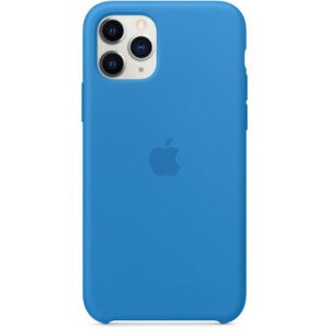 Чохол силіконовий оригінальний iPhone 11 Pro Max Silicone Case - Surf Blue (MY1J2) - Зображення 5