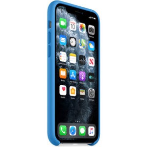 Чохол силіконовий оригінальний iPhone 11 Pro Max Silicone Case - Surf Blue (MY1J2) - Зображення 2