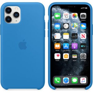 Чохол силіконовий оригінальний iPhone 11 Pro Max Silicone Case - Surf Blue (MY1J2) - Зображення 1