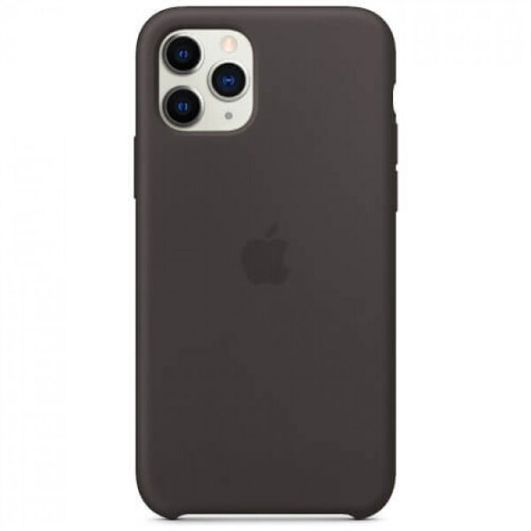 Чохол силіконовий оригінальний iPhone 11 Pro Max Silicone Case – Black (MX002) - ТвойGadget