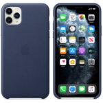Чохол шкіряний оригінальний iPhone 11 Pro Max Leather Case – PRODUCT RED (MX0F2) - ТвойGadget
