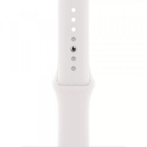 Apple Watch Series 6 GPS 40mm Silver Aluminum Case w. White Sport B. (MG283) — изображение 3