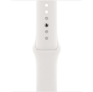 Apple Watch SE GPS 44mm Silver Aluminum Case w. White Sport B. (MYDQ2) - Зображення 3