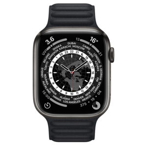 Apple Watch Edition Series 7 LTE 45mm S. Black Titanium Case w. Midnight L. Link S/M (ML8V3+ML813) - Зображення 1