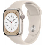 Apple Watch Series 8 GPS 41mm Midnight Aluminum Case w. Midnight Sport Band (MNP53) - ТвойGadget