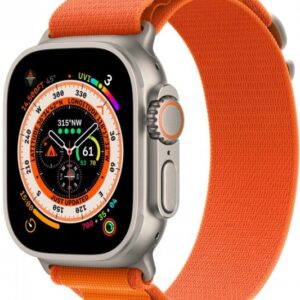 Apple Watch Ultra GPS + Cellular 49mm Titanium Case with Orange Alpine Loop - Medium (MQEU3/MQFL3) [Вітринні] - Зображення 1