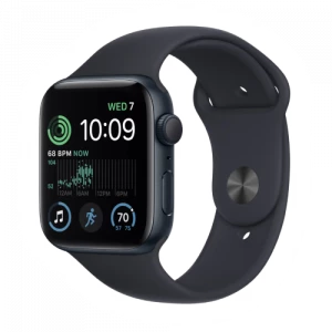Apple Watch SE GPS 40mm Midnight Aluminum Case w. Midnight S. Band - S/M (MNT73) — изображение 1