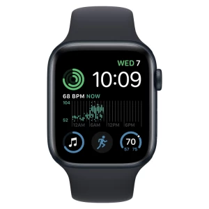 Apple Watch SE GPS 40mm Midnight Aluminum Case w. Midnight S. Band - S/M (MNT73) — изображение 2