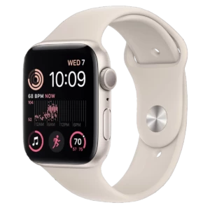 Apple Watch SE 2 GPS 44mm Starlight Aluminum Case with Starlight Sport Band (MNJX3) — изображение 1