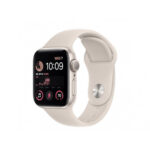 Apple Watch SE 2 GPS 40mm Silver Aluminum Case with White Sport Band (MNJV3) - ТвойGadget